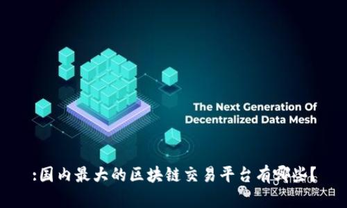 :国内最大的区块链交易平台有哪些？